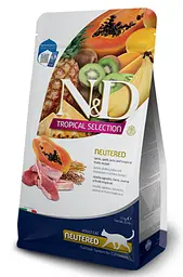Сухий корм Farmina N&D TROPICAL SELECTION LAMB NEUTERED для стерилізованих котів з ягням та тропічними фруктами 10 кг