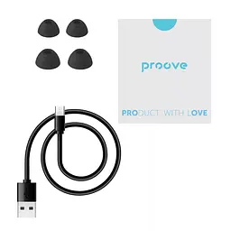 Навушники бездротові Proove Intro Pro TWS with ANC (APP) obsidian black - мініатюра 5