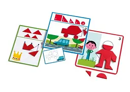 Настільна гра Djeco Танграмм Shapes Eduludo (Тangram Shapes Eduludo) (DJ08300) - мініатюра 4