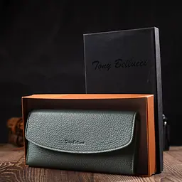 Шкіряний жіночий гаманець Tony Bellucci 19х9,5х1,5 см acs0026977 - мініатюра 8