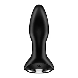 Анальна пробка Satisfyer Rotator Plug 2+ 12.8 см (чорний) - мініатюра 2