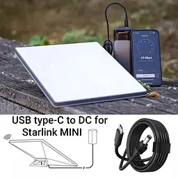 Кабель живлення No Brand Starlink Mini USB Type-C 15 м Сірий (2688204489) - мініатюра 5