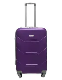 Валіза середня M ABS-пластик Milano bag 147M 66×46×29см 80л Фіолетовий