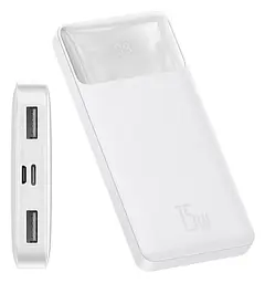Портативна батарея Power bank Baseus Bipow Digital Display 10000mAh 15W PPDML-I02 (White) - мініатюра 6