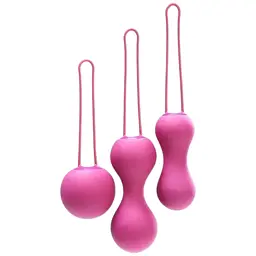 Набір вагінальних кульок Je Joue Ami Fuchsia, діаметр 3,8 см, 3,3 см, 2,7 см, 54 г, 71 г, 100 г