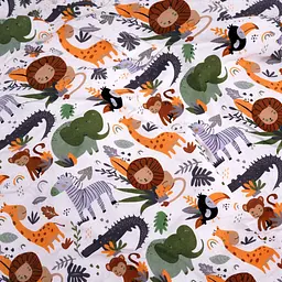 Підковдра MirSon Ranforce Elite Jungle Friends 110х140 см (2200012570944) - мініатюра 5