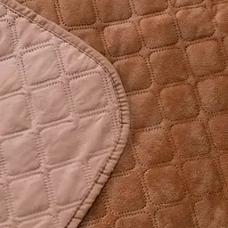 Покривало ТЕП Velour ромб круглий 240х180 см кавове (4-00516_22388) - мініатюра 4