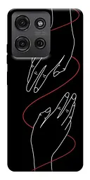 Чохол Demsky Плетення рук для Motorola Moto G75 5G