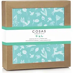 Наматрацник непромокаючий Cosas Animals Mint 70х120 см м'ята (WaterSheet_AnimalsMint_120)