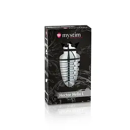 Mystim Hector Helix L - Металева анальна пробка для електростимулятора, 11.5х5см. - мініатюра 4