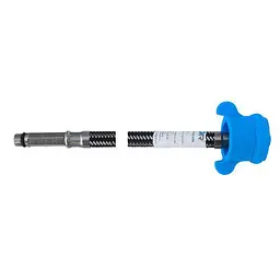 Шланг для змішувача Zegor WKR-ZDM10-100 довгий штуцер M10х1/2" 100 см 30412 - мініатюра 2