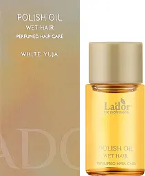 Парфумована олія для волосся Абрикос La'dor Polish Oil Wet Hair Apricot 10 мл - мініатюра 2