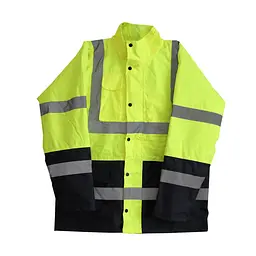 Сигнальна куртка Werk Oxford 300D XL з капюшоном, жовта