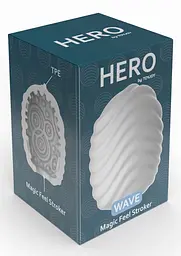 Мастурбатор Hero Wave (білий) - мініатюра 5