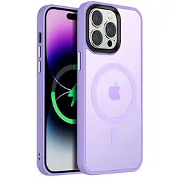 Чохол Ummi Colorful with MagSafe для Apple iPhone 13 Pro Max (6.7) Бузковий / Light Purple