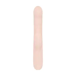 Вібратор-кролик із пульсацією Good Vibes Only - SHAI Thrusting Vibrator Soft Silicone - Pink, 3 мотори - мініатюра 3