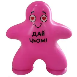 Чоловічок MONSTERGUM Крутий заміс рожевий Прилипало
