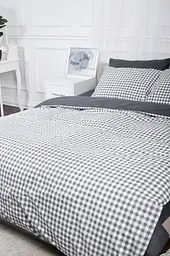 Підковдра Moon&Star Ranforce Elite Gray Square Двоспальна 175x210 см