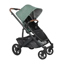 Прогулянкова коляска Uppababy Cruz V2 - GWEN + люлька Uppababy Carrycot-Greyson charcoal Melange Carbon Frame - мініатюра 2