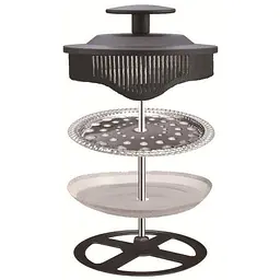 Френч-прес Bravo Chef L'Appetit 350 мл чорний (BC-7302-350) - мініатюра 4