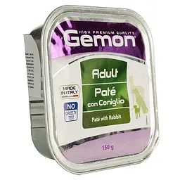 Вологий корм Gemon Dog Wet Adult кролик, 150 г (70300421) - мініатюра 2