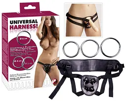 Трусики для страпона - Universal Harness Black