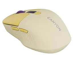 Миша Canyon MW-26 LCD Silent Dual Mode Wireless Yellow (CNS-CMSW26Y) - мініатюра 7