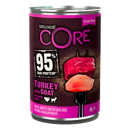 Консерви для собак Wellness CORE Duo Protein Turkey with Goat with Sweet Potato з індичкою та козою