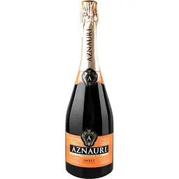 Ігристе вино AZNAURI біл сол 0.75 л