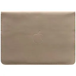 Шкіряний чохол-конверт BlankNote на магнітах для MacBook 15 дюйм Світло-бежевий