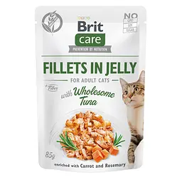 Вологий корм Brit Care Cat Pouch для котів, в желе, тунець 85 г (арт.100533) - мініатюра 1