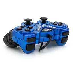 Геймпад USB джойстик ПК Voltronic DualShock USB908 Black-Blue - мініатюра 2