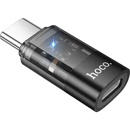 Перехідник Hoco UA36D USB-C Male to Lightning Female OTG Black [140336]