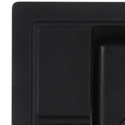 Кухонна мийка Zerix ZS-4651S-14 black металік ZX4570, Чорний матовий - мініатюра 3