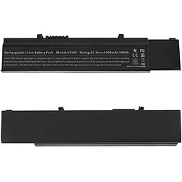 Батарея для ноутбука Dell CYDWV (Vostro: 3400 3500 3700) 11.1V 4400mAh Чорний - мініатюра 2