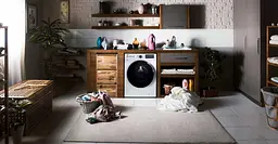 Прально-сушильна машина Beko фронтальна, 10(7)кг, 1400, E, 60см, дисплей, білий (B5DFT510457WPB) - мініатюра 4