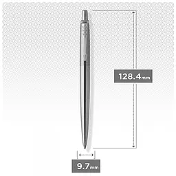 Ручка кулькова Parker JOTTER 17 SS CT BP (16 132) - мініатюра 5