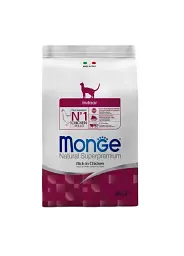 Сухий корм для котів Monge Indoor, курка, 400 г