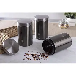 Набір банок для сипучих продуктів Berlinger Haus Carbon BH-1348 - мініатюра 2