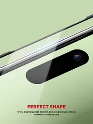 Захисне скло для Apple iPhone 17 Pro, Corning Black Icon, преміум якість, протиударне, загартоване, 2.5D скло, глянцеве, 9H, ультратонке, з олеофобним покриттям, з антистатичним шаром, сумісність з чохлами, ArmorStandart (ARM88499) - мініатюра 3