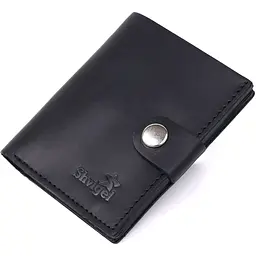 Чоловіче шкіряне портмоне SHVIGEL 8,5х10х1 см acs0022436