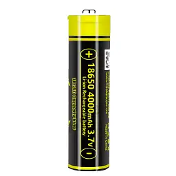 Акумулятор 18650 LiitoKala King4000-JT 4000 mAh підвищеної ємності літій-іонний Li-Ion 8А, 3.7V Випуклий плюс (19324)