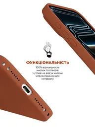 Силиконовый чехол с MagSafe для Apple iPhone 17 Pro Max, ICON2 MagCase, терракотовый, противоударный, панель с мягкой подкладкой, защита всего корпуса, поддержка беспроводной зарядки, совместим с защитными стеклами и пленками, ArmorStandart (ARM89024) - мініатюра 4