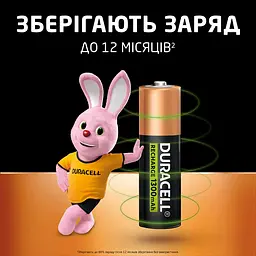 Акумулятор Duracell AA 1300 mAh, 2 шт. (6410548) - мініатюра 7