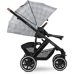 Універсальна коляска 2 в 1 ABC Design Salsa 4 Air Fashion чорна із сірим (1200228/2008) - мініатюра 5