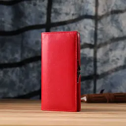 Красивий гаманець для жінок з монетницею із натуральної шкіри ST Leather 23105 червоний - мініатюра 10