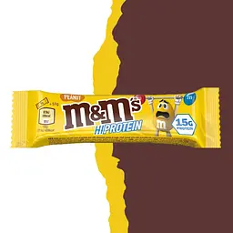 Шоколадний батончик M&M's Hi Protein Peanut Milk Chocolate Bar 51 г - мініатюра 4