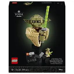 Конструктор LEGO Star Wars Погруддя Йоди V29 399 деталей (75438)