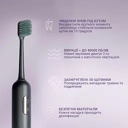 Електрична зубна щітка Enchen Aurora T3 Green - мініатюра 3