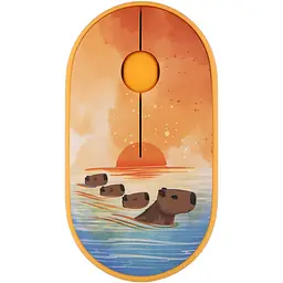 Комп'ютерна миша 2E MF300 CAPYBARA:SUNSET Silent WL BT жовтий teh0014064